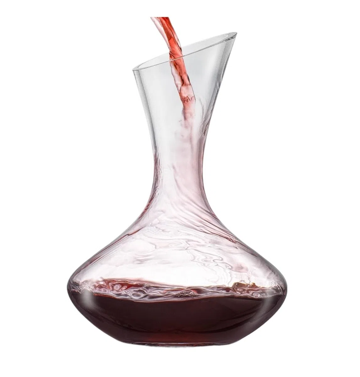 Kristall Dekanter Rotwein Mundgeblasener Weindekanter Aus Kristallglas For Zuhause Und Esszimmer, 1500 Ml Weinliebhaber Zuhause(Without handle)