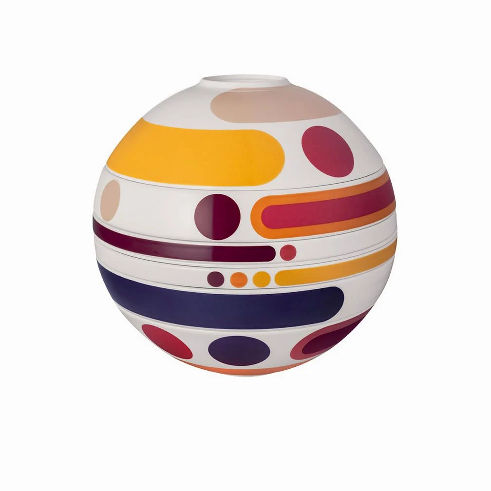 Villeroy & Boch – La Boule Miami Dinner-Set 7 teilig Bunt, Spülmaschinenfest, Mikrowellensicher, Geschirrset Modern mit Tellern und Schalen, Tafelservice, Deko, Geschirr Keramik, Premium Porzellan
