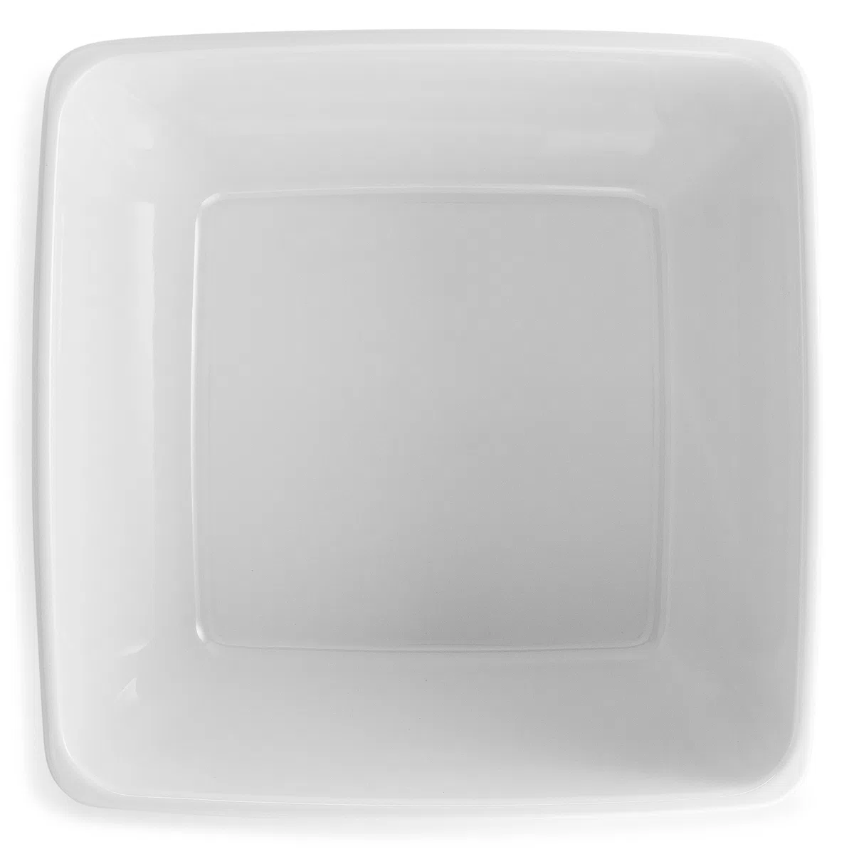 Q Squared Diamond White Servierschale aus Melamin, BPA-frei, 26,4 cm, Weiß