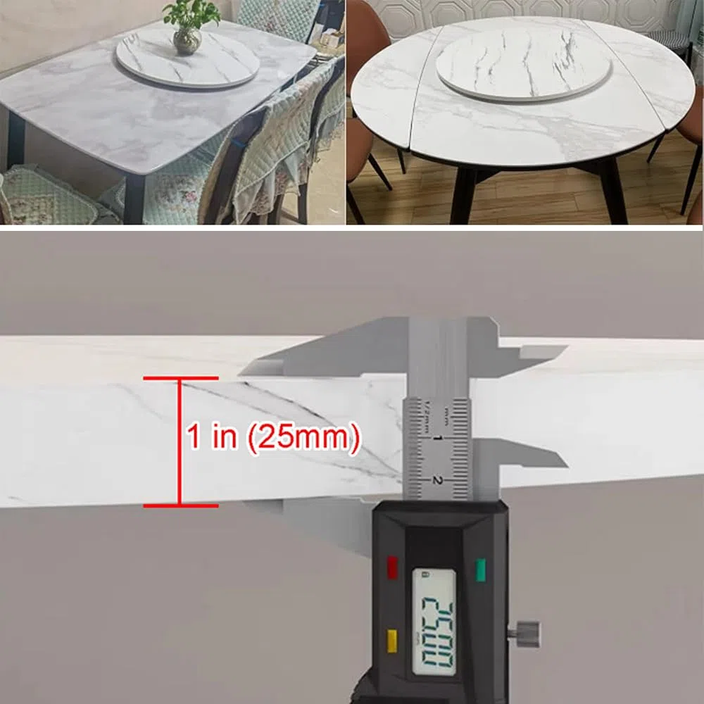 Drehplatte Servierteller Esstisch Holz Drehscheibe Lazy Susan