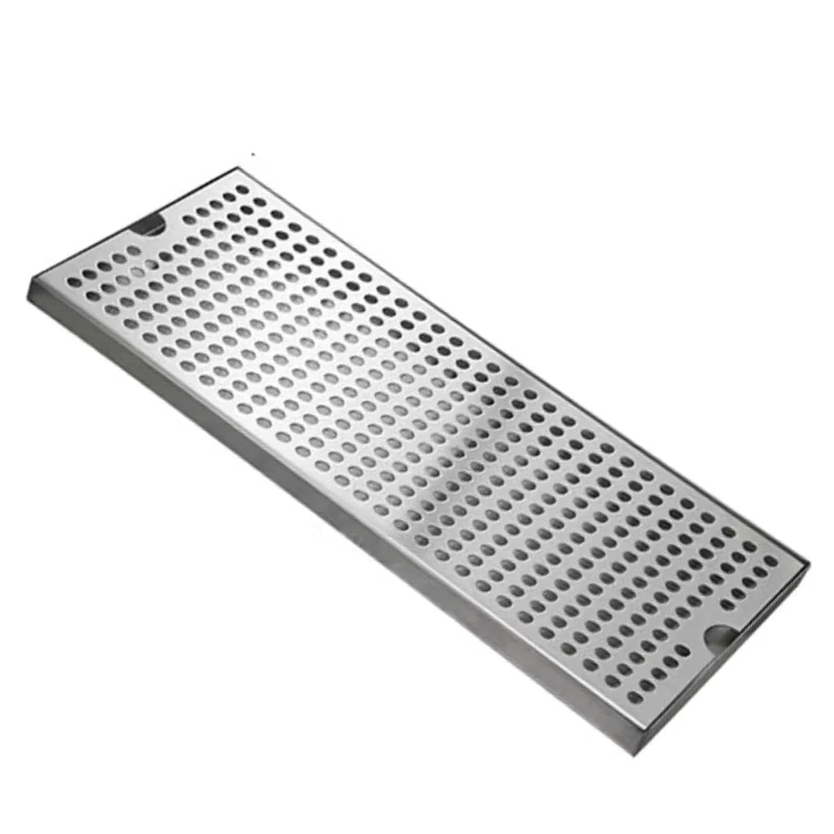 Generisch Abtropfschale aus Edelstahl – 40 x 17,5 cm (ohne Abtropfschale) – für Restaurants, Bars und Küchen – robust, leicht zu reinigen, ideal für Heimbrauen und Veranstaltungen