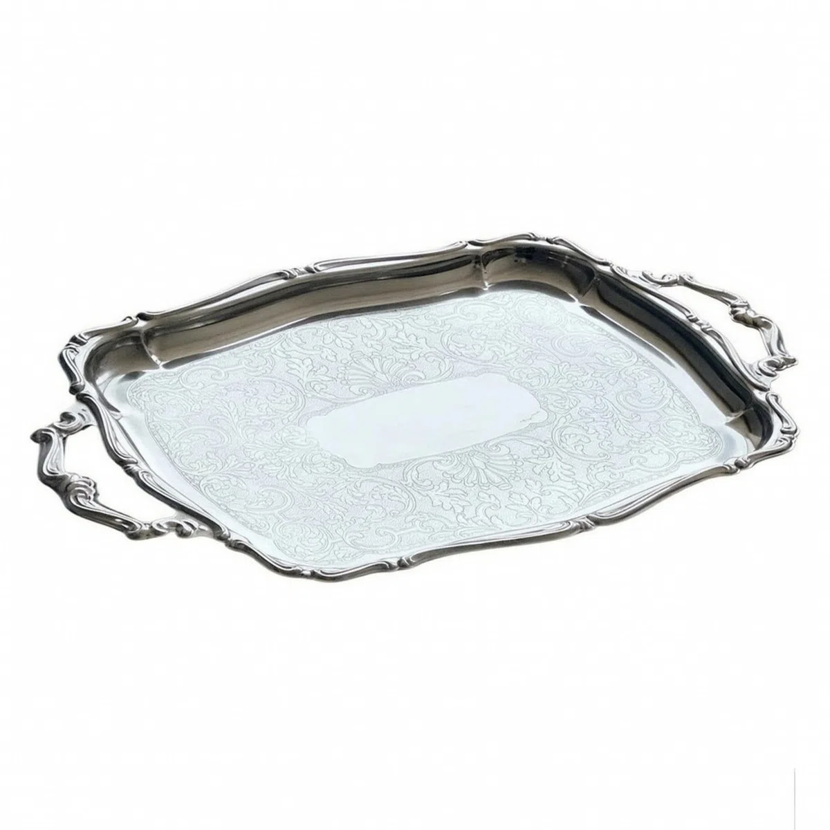 Colcolo Stilvoll Dekotablett mit Spitzenmuster, M 35x27cm