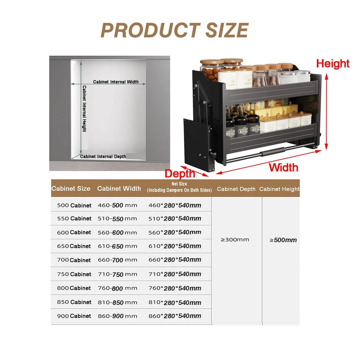 Ausziehbarer Schrank-Organizer, Verstellbare Ausziehbare Regale, Küchenwandschrank, Aufbewahrungsorganisator, 2-stufiges Wandschrank-Ausziehregalsystem, Hochschrank, Ausziehbare Regale(76x28x54cm)