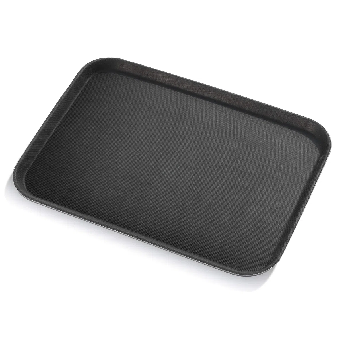 New Star 25279 NSF Kunststoff, rechteckig, Gummi gefüttert Rutschfestes Tablett, 16 von 22, schwarz
