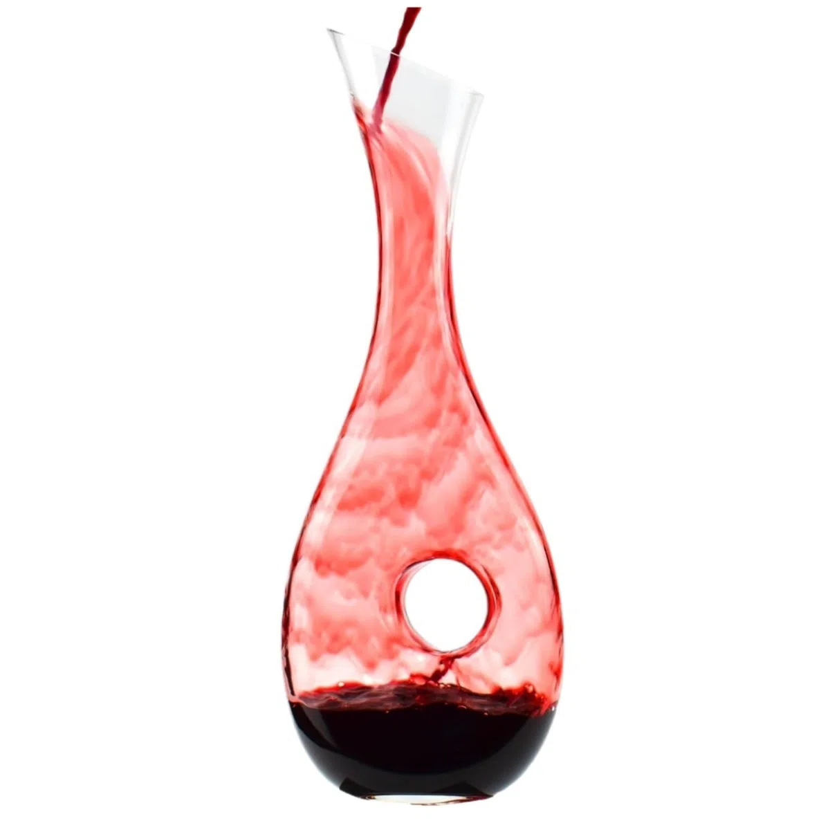 Wein Dekanter Hohlkreis-Weinkaraffe, Große Durchbrochene Karaffe, Krug Bar Zubehör