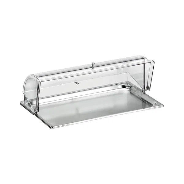 Kühltablett für Buffet mit Kuppel, GN 1/1, 54,7 x 34,2 x 26 cm, Edelstahl